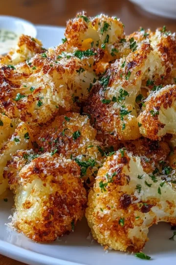 Air Fried Crispy Cauliflower