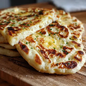Soft Garlic & Butter Naan