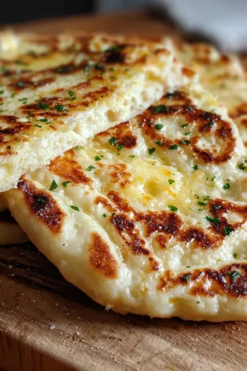 Soft Garlic & Butter Naan