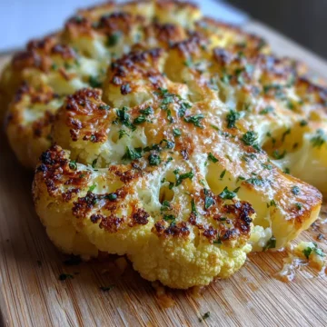 Cheesy Cauliflower Steak