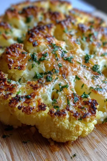 Cheesy Cauliflower Steak