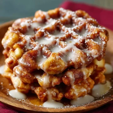 Apple Fritter Waffle Donuts
