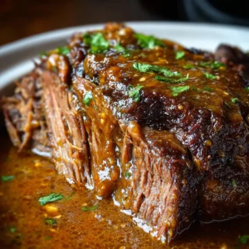 Slow Cooker Honey Mustard Beef Roast