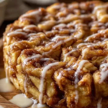 Cinnamon Roll Apple Pie