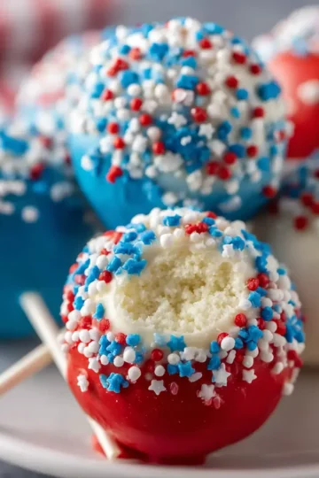 4th of July Cake Pops