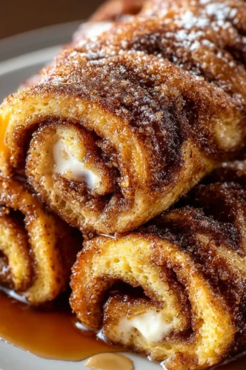 Cinnamon Swirl French Toast Roll-Ups