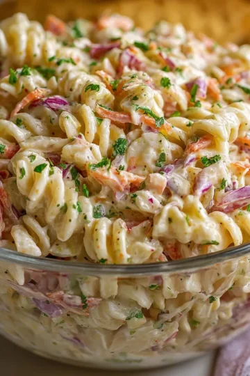 Coleslaw Pasta Salad
