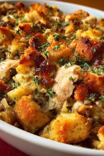 Chicken and Stuffing Casserole