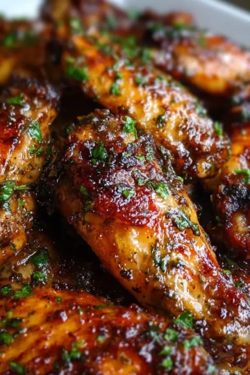 Oven Baked Honey Jerk Chicken Wings