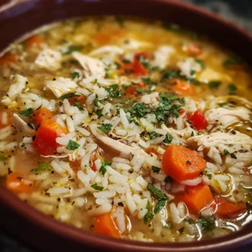 Crock Pot Chicken Rice Soup