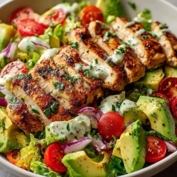 Grilled Chicken Avocado Salad