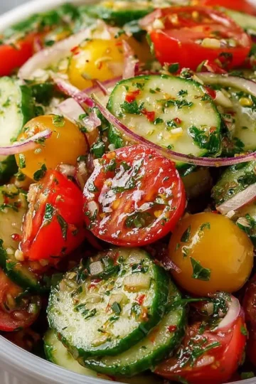 Cucumber Tomato Salad