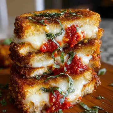 Lazy Chicken Parmesan Grilled Cheese