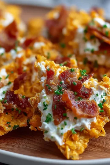 Cream Cheese Turkey Bacon Doritos Bites