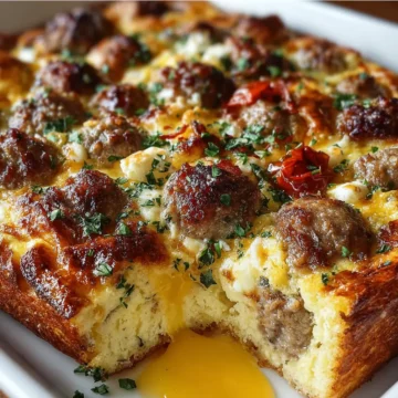 Pancake Sausage Breakfast Bake