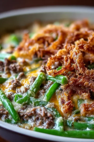 Hamburger Green Bean Casserole