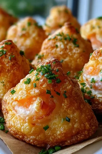 Crispy Shrimp Cream Cheese Puffs