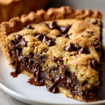 Easy Chocolate Chip Cookie Pie