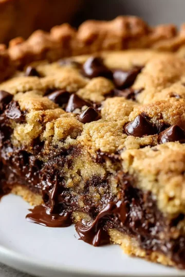 Easy Chocolate Chip Cookie Pie