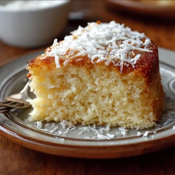 Coconut Cake with Condensed Milk