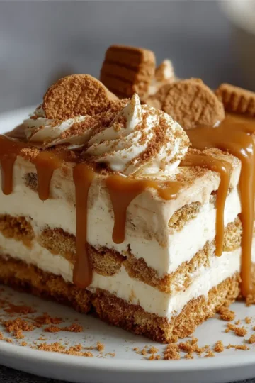 No-Bake Biscoff Cream Dessert