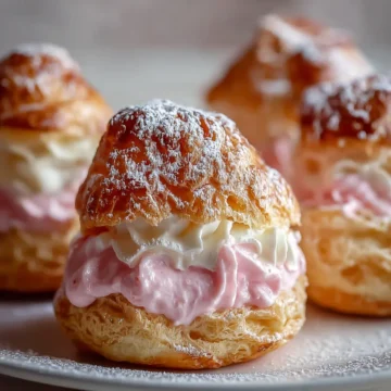 Homemade Rhubarb Cream Puffs