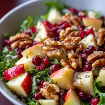 Apple Cranberry Walnut Salad
