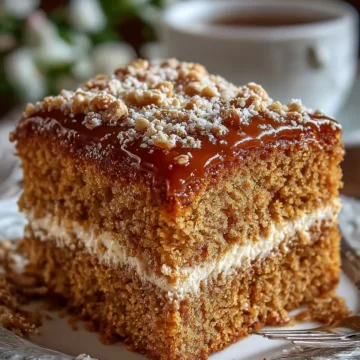 Traditional Polish Honey Cake (Miodownik)