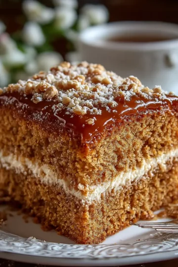 Traditional Polish Honey Cake (Miodownik)