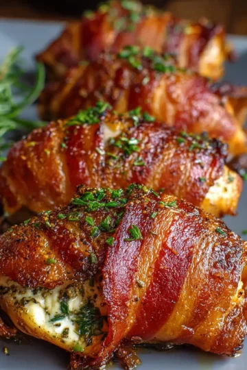 Turkey Bacon Wrapped Chicken