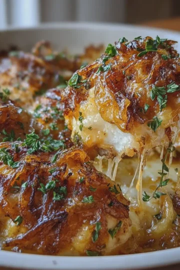 French Onion Chicken Bake