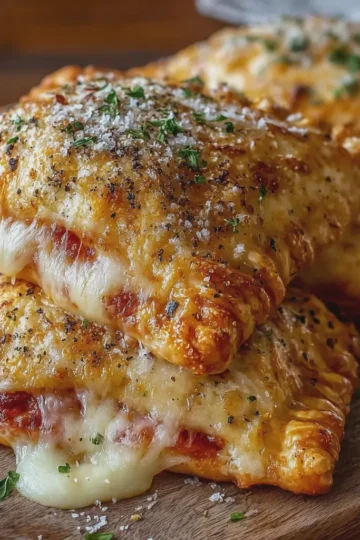 Homemade Easy Cheesy Pizza Pockets