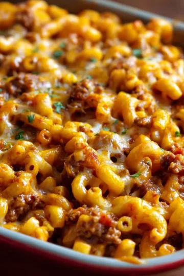 Oven-Baked 3-Ingredient Chili Mac Casserole