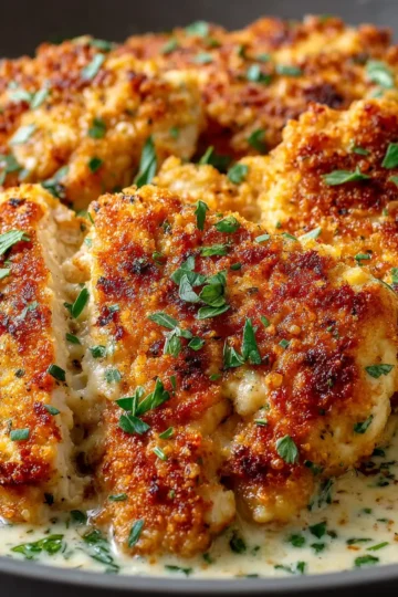 Creamy Chicken Cutlets