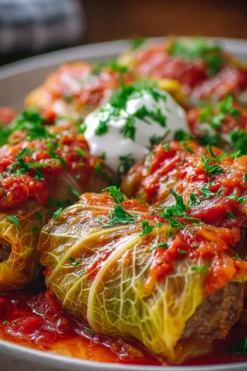 Golabki – Polish Stuffed Cabbage Rolls