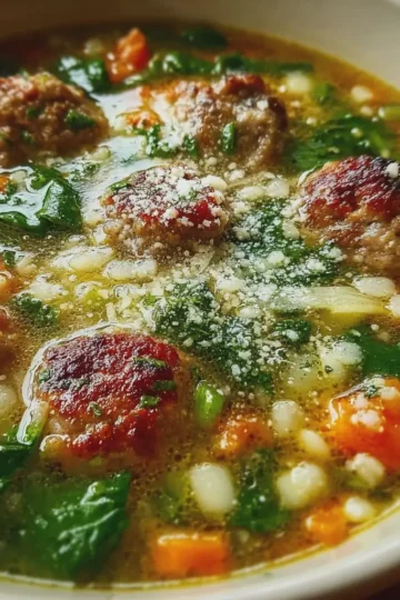 Homemade Italian Wedding Soup