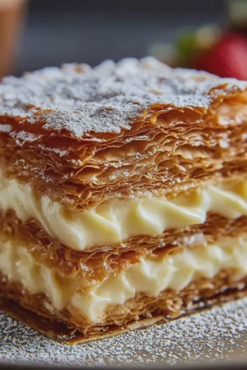 Mille-Feuille with Pastry Cream
