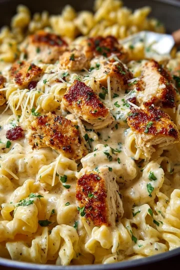 Creamy Garlic Parmesan Chicken Pasta