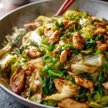 0–1 Point Chinese Chicken Cabbage Stir-Fry