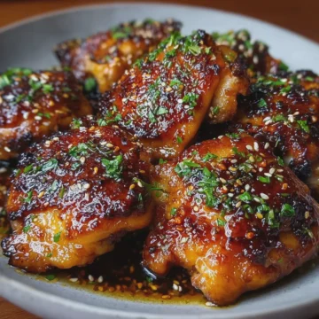 Sticky Honey Garlic Chicken