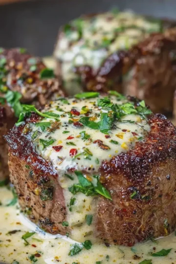 Creamy Garlic Butter Steak Medallions