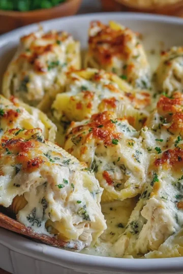 Million Dollar Chicken Alfredo Stuffed Shells