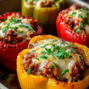 Stuffed Bell Peppers with Beef