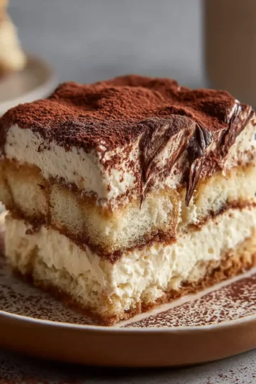 Tiramisu Milk Cake (Two-Layer)