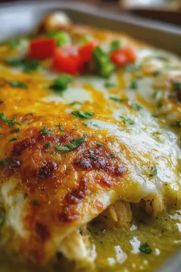 Mexican Green Chile, Chicken, and Cheese