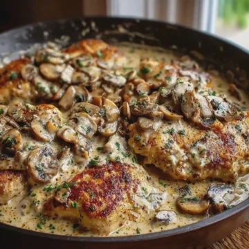 Creamy Mushroom Chicken Skillet