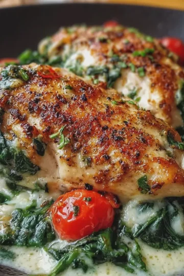 Spinach Mozzarella Chicken
