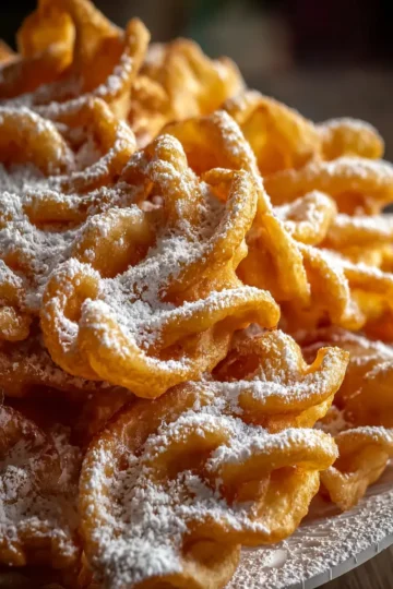 Polish Faworki (Chruściki)