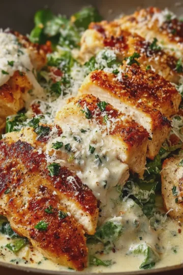 Melt In Your Mouth Caesar Chicken
