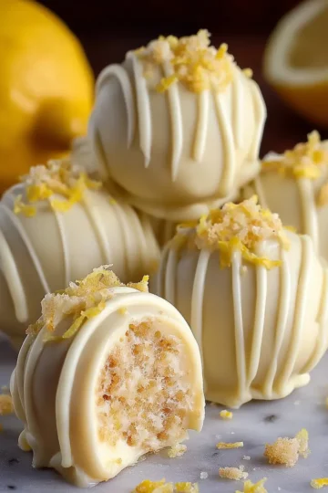 Creamy Lemon Truffles
